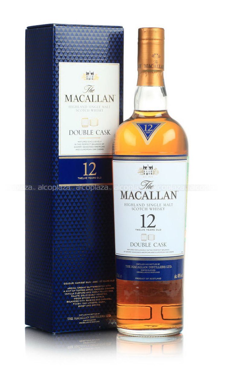 Macallan 12 years Double Cask купить виски Макаллан 12 лет Дабл Каск цена
