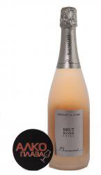 игристое вино Cremant de Loire Brut Rose Extra АОС 0.75 л 