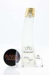 Mamont 0.7l Gift Box + 2 Shots - водка Мамонт 0.7 л + 2 стопки в п/у