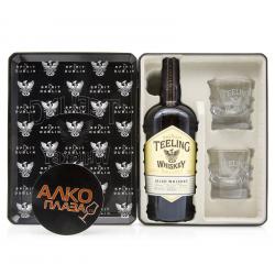 Teeling Irish Whisky Blend gift box with glass - виски Тилинг Айриш Бленд 0.7 л с бокалами