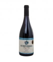 Echeverria Syrah Reserva - вино Эчеверрия Сира Резерва 0.75 л красное сухое