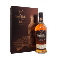 Glenfiddich 18 years gift box - виски Гленфиддик 18 лет 0.75 л