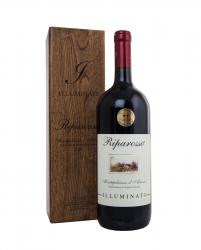 вино Рипароссо Монтепульчано д’Абруццо 1.5 л красное сухое в деревянной коробке