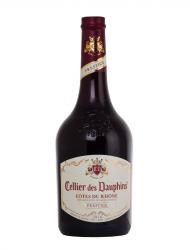 Cellier des Dauphins Cotes du Rhone Prestige - вино Селье Де Дофен Кот Дю Рон Престиж 0.75 л красное сухое