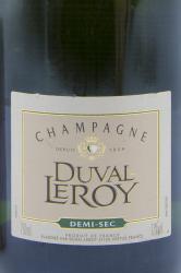 Duval-Leroy Demi-Sec - шампанское Дюваль Леруа Деми Сек 0.75 л