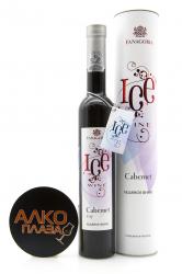 вино Fanagoria Ice Wine Cabernet 0.375 л красное сладкое в подарочной коробке