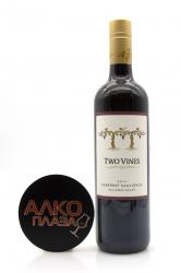 Two Vines Cabernet Sauvignon - американское вино Ту Вайнс Каберне Совиньон 0.75 л