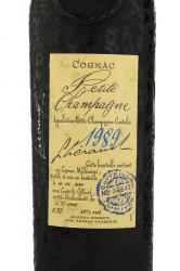 Lheraud Cognac Petite Champagne 1989 - коньяк Леро Птит Шампань 1989 года 0.7 л в дер/ящ