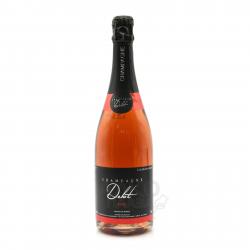 Champagne Delot Brut Rose 0.75l Gift Box with 2 glasses Шампанское Дело Брют Розе 0.75 л в п/у с 2 бокалами