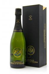 Barons de Rothschild Brut Wooden Box - шампанское Барон де Ротшильд Брют 1.5 л в д/у