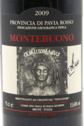 вино Монтебуоно Провинция ди Павия 0.75 л красное сухое этикетка