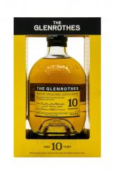 Whisky single malt Glenrothes 10 in gift box - виски односолодовый Гленротс 10 лет 0.7 л в п/у