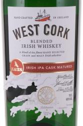 West Cork Irish IPA Сask Macchurd 0.7 л этикетка