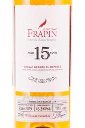 Frapin 15 Years Old Grand Champagne - коньяк Фрапэн Эйджд 15 Гранд Шампань 0.7 л в п/у