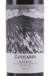 вино Jose Zuccardi Malbec 0.75 л этикетка