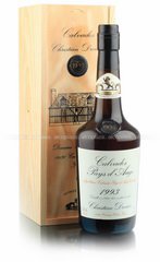 кальвадос Christian Drouin Coeur de Lion Calvados Pays d`Auge 1993 0.7 л в деревянной коробке