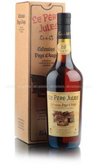 кальвадос Le Pere Jules 20 ans 0.7 л в подарочной коробке