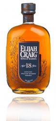 Виски Elijah Craig Single Barrel. Выдержка 18 лет, кукуруза + другие зерновые, 45%% / 0.75 л. Виски Элайджа Крейг Сингл Баррел 18 лет.