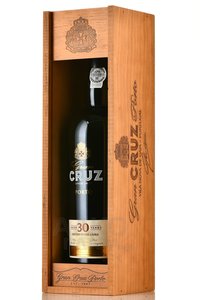 Porto Gran Cruz 30 Years Old Wooden Box - портвейн Гран Круз 30 лет 0.75 л в д/у
