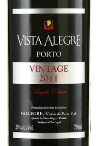 Vista Alegre Vintage Port 2011 gift box - портвейн Виста Алегре Винтаж 0.75 л