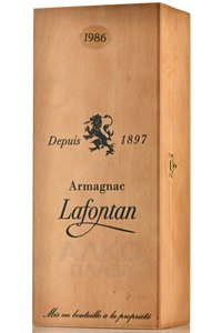 Lafontan Millesime 1986 - арманьяк Лафонтан Миллезим 1986 года 0.7 л