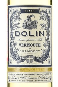 Dolin Blanc De Chambery - вермут Долин Блан де Шамбери 0.75 л