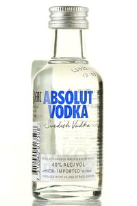 Vodka Absolut - миньон водка Абсолют 0.05 л