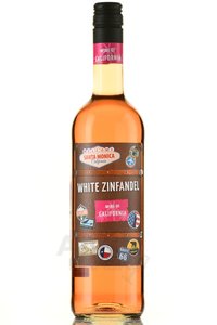 Santa Monica White Zinfandel - вино Санта Моника Уайт Зинфандель 2021 год 0.75 л розовое полусладкое