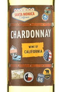 Santa Monica Chardonnay - вино Санта Моника Шардоне 2021 год 0.75 л белое сухое