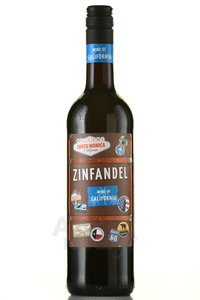 Santa Monica Zinfandel - вино Санта Моника Зинфандель 2021 год 0.75 л красное сухое