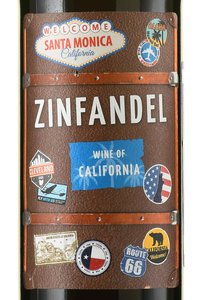 Santa Monica Zinfandel - вино Санта Моника Зинфандель 2021 год 0.75 л красное сухое