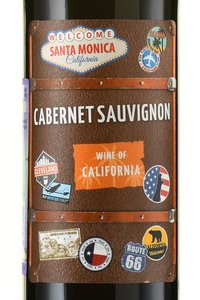 Santa Monica Cabernet Sauvignon - вино Санта Моника Каберне Совиньон 2020 год 0.75 л красное сухое