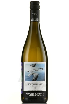 Wohlmuth Gewurztraminer - вино Вольмут Гевюрцтраминер 2021 год 0.75 л белое сухое