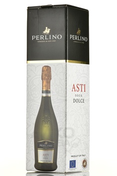 Perlino Asti DOCG - вино игристое Асти Перлино ДОКГ 0.75 л белое сладкое в п/у