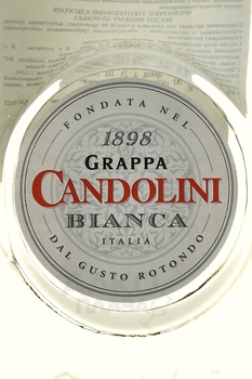 Fratelli Branca Distillerie Candolini Bianca - граппа Фрателли Бранка Дистиллери Кандолини Бьянка 0.7 л