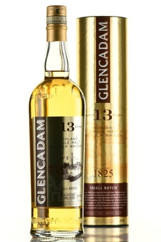 Glencadam Single Malt Scotch Whisky 13 Years Old - виски солодовый Гленкадам Сингл Молт Скотч Виски 13 лет 0.7 л в тубе