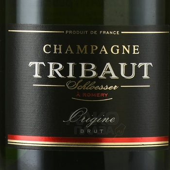 Tribaut-Schloesser Brut Origine - шампанское Трибо Шлоссер Брют Орижин 0.75 л белое брют