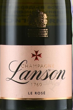 Lanson Le Rose Brut - шампанское Лансон ле Розе Брют 2017 год 0.2 л брют розовое