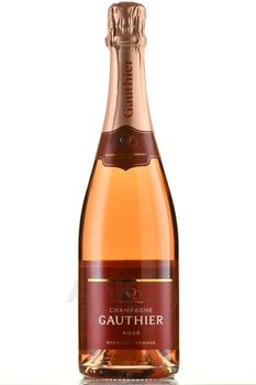 Gauthier Rose Champagne - шампанское Готье Розе 2018 год 0.75 л брют розовое п/у