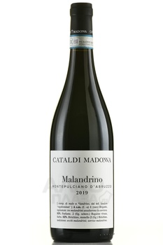 Cataldi Madonna Malandrino Montepulciano d’Abruzzo - вино Катальди Мадонна Маландрино Монтепульчано д’Абруццо 0.75 л красное сухое