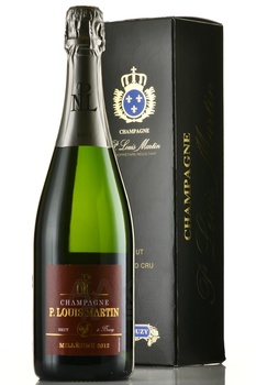 Champagne Paul Louis Martin Millesime - шампанское Шампань Поль Луи Мартэн Миллезим 2012 год 0.75 л белое брют в п/у