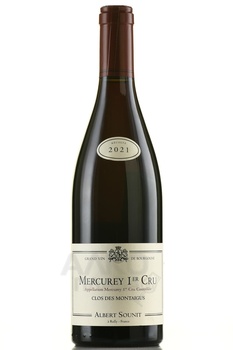 Albert Sounit Mercurey 1-er Cru Clos de Montaigu - вино Альбер Суни Меркюре Премье Крю Кло Де Монтегю 2021 год 0.75 л красное сухое