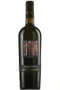 Vigneti Zanatta Salana Cannonau di Sardegna - вино Виньети Занатта Салана Каннонау ди Сардиния 2021 год 0.75 л красное сухое