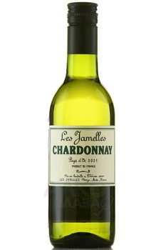 Les Jamelles Chardonnay - вино Ле Жамель Шардонне 2021 год 0.25 л белое сухое