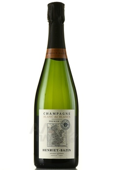 Champagne Henriet-Bazin Premeier Cru Blanc de Blancs - шампанское Шампань Энриет Базан Премьер Крю Блан де Блан 2019 год 0.75 л белое экстра брют