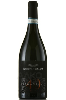 Colomba Bianca Quarantanni Riserva - вино Коломба Бьянка Куарантанни Резерва 2020 год 0.75 л красное полусухое