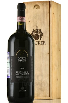 Corte Pavone Brunello di Montalcino - вино Корте Павоне Брунелло ди Монтальчино 2004 год 1.5 л красное сухое в д/у