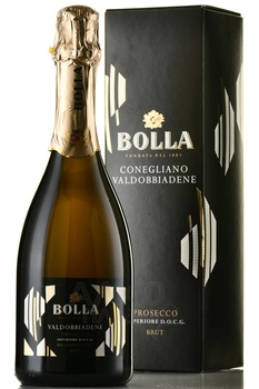 Bolla Prosecco Superiore Conegliano Valdobbiadene - вино игристое Болла Просекко Супериоре Конельяно Вальдоббьядене 0.75 л белое брют