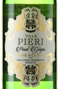 Villa Pieri Pinot Grigio - вино Вилла Пьери Пино Гриджио 0.187 л белое сухое