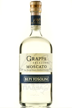 Moscato Bepi Tosolini - граппа Москато Бепи Тосолини 0.7 л